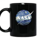 Nasa starry night classic chevron logo graphic Mug Black
