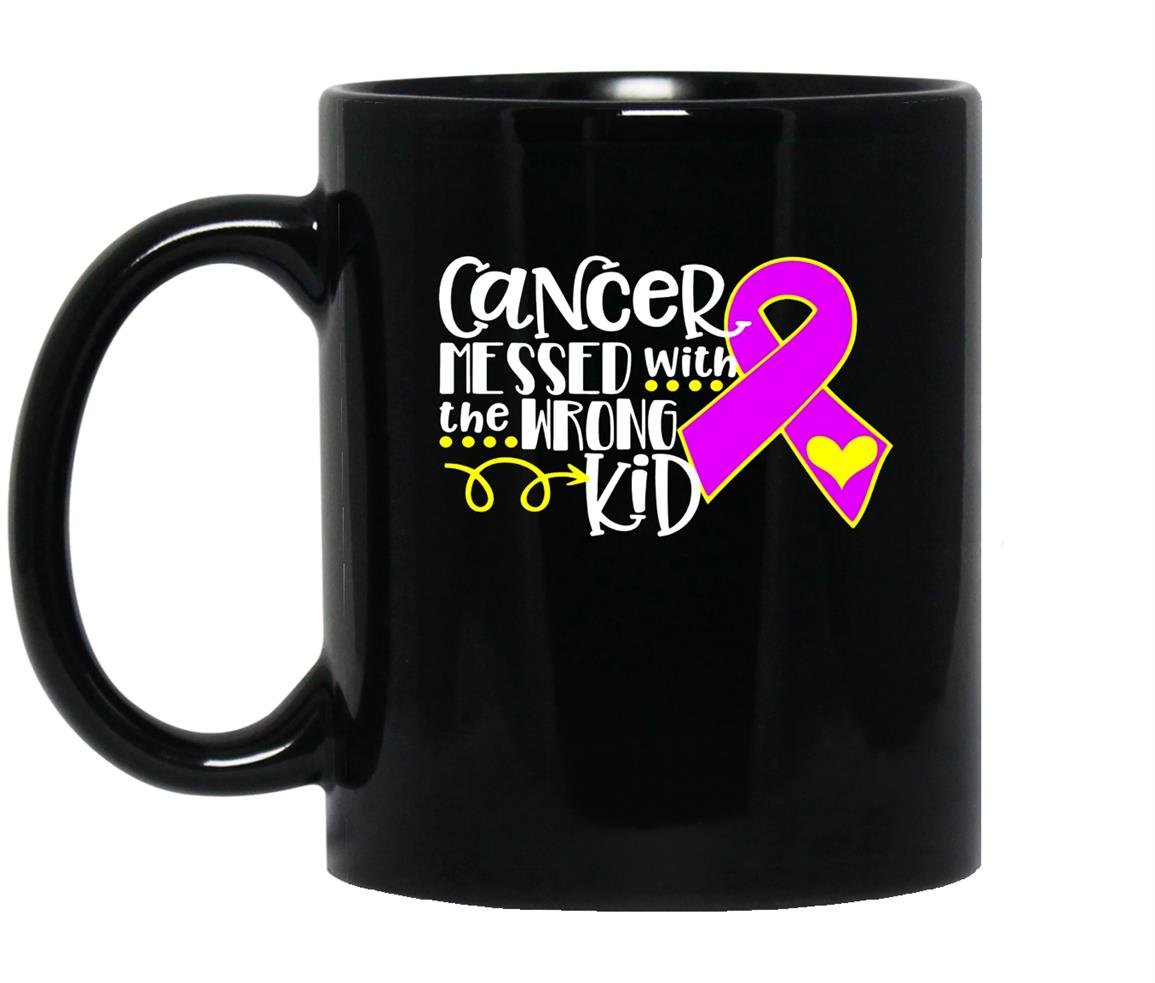 Neuroblastoma cancer messed with the wrong kidpurple Mug Black