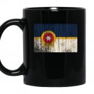 New tulsa flag vintage style distressed Mug Black