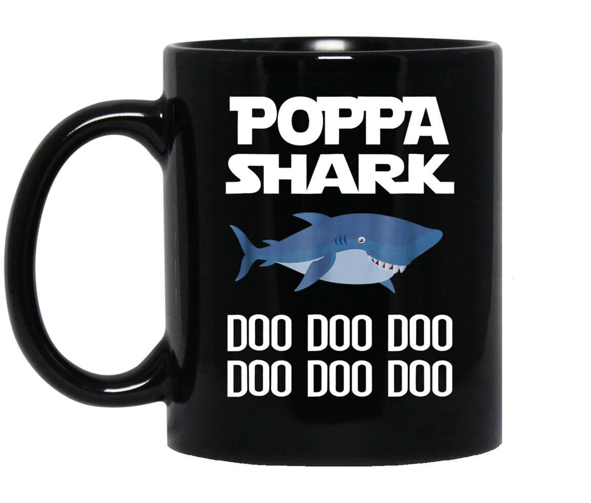 Poppa sharkdoo doo doo Mug Black