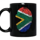 South africa dnaflag thumb fingerprint roots proud Mug Black