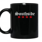 Southside with chicago flag stars southside pride Mug Black