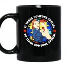 Special autism teacher rosie Mug Black