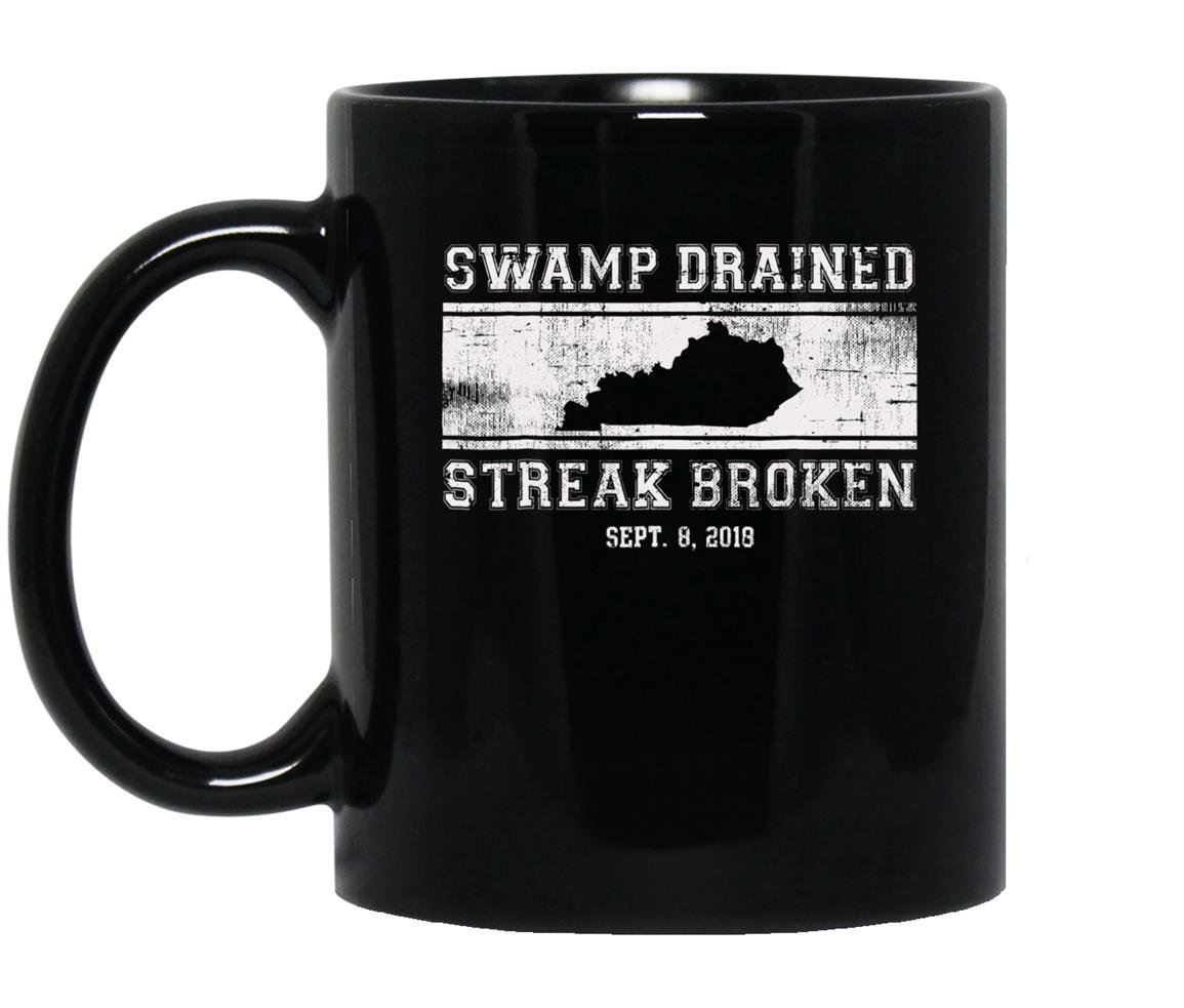 Swamp drained streak broken kentucky football Mug Black