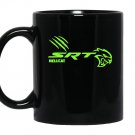 Team dodge srt hell cat scratchgreen Mug Black