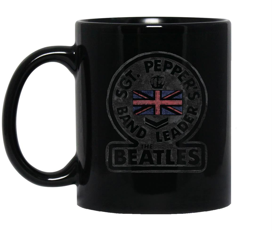 The beatles sgt peppers Mug Black