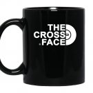 The cross face funny Mug Black