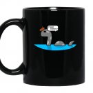 Tree fiddyfunny loch ness monster nessie Mug Black