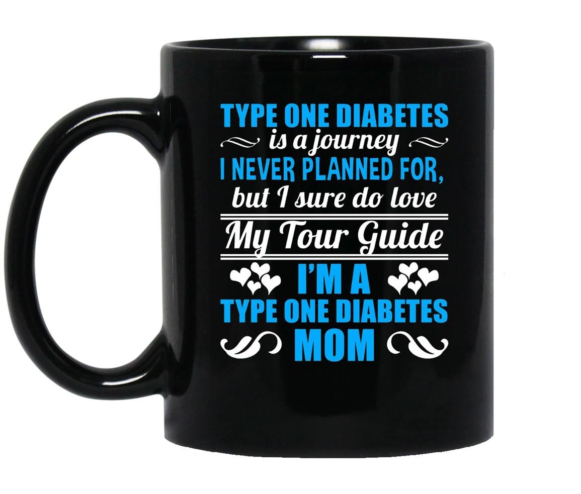 Type one diabetes mom Mug Black