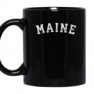 Vintage maineold retro maine sports gift Mug Black