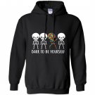 Autism skeleton kid dabbing dare to be yourself dab Hoodie