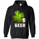 Beer lucky leaf happy st patricks day Hoodie