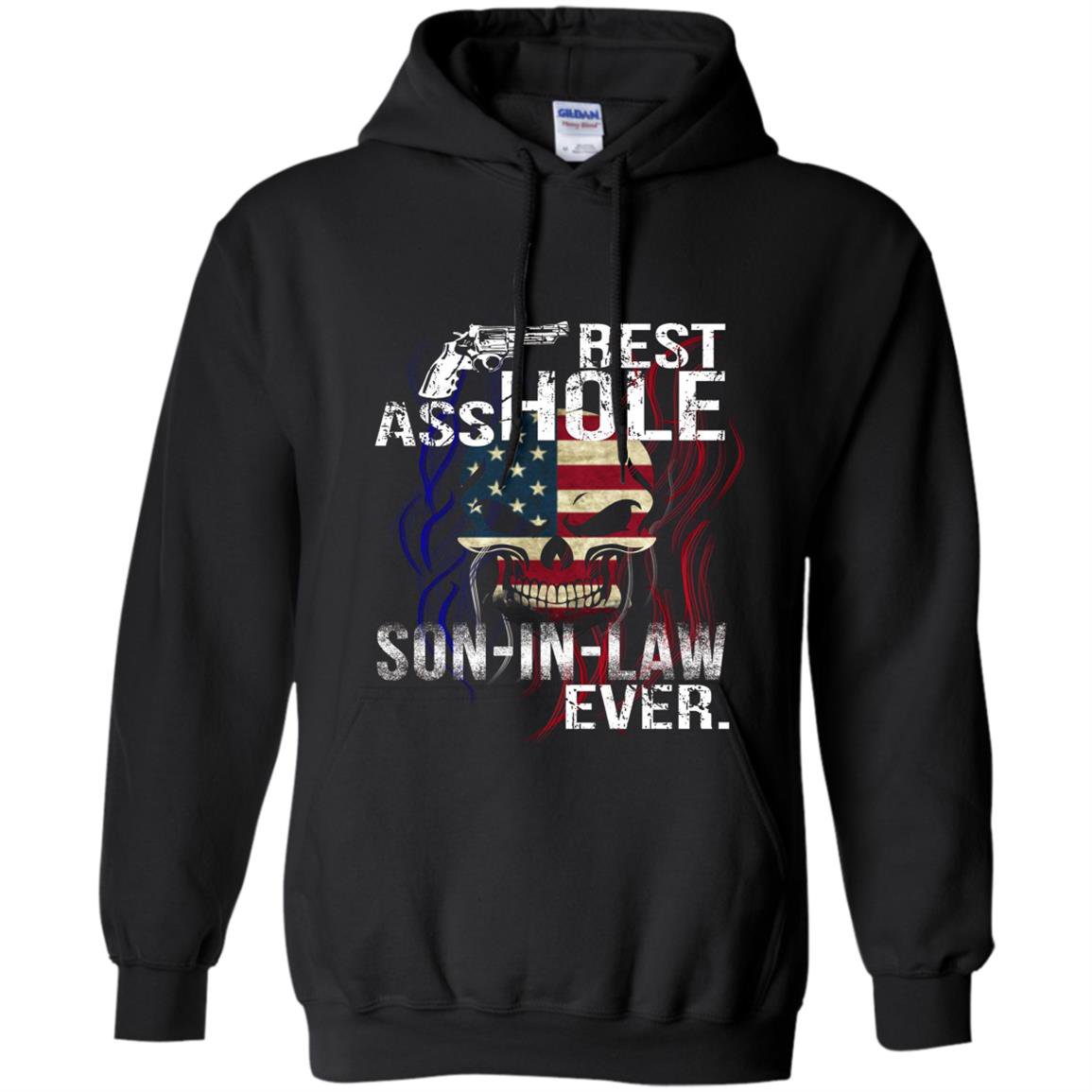 Best asshole son in law ever gift halloween funny Hoodie