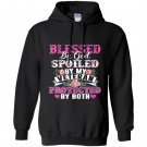 Blessed by god spoiled by my veteran protected by both Hoodie