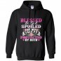 Blessed by god spoiled by my veteran protected by both Hoodie