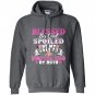 Blessed by god spoiled by my veteran protected by both Hoodie