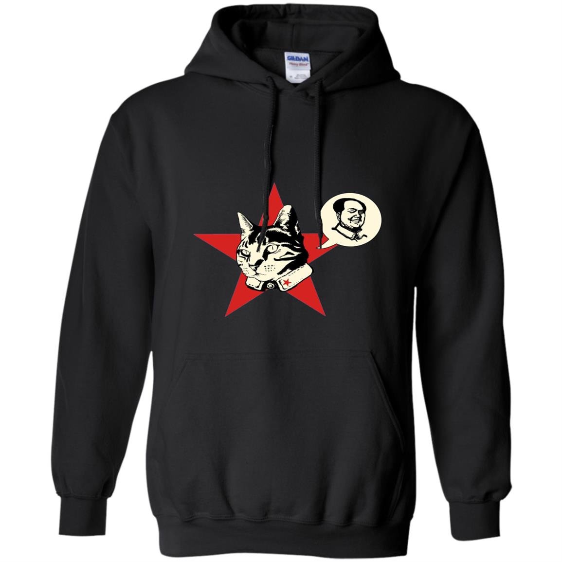 Cat says mao funny saying sarcastic novelty humor Hoodie