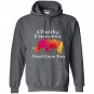 Chubby unicorns need love too watercolor distressed Hoodie