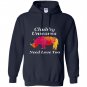 Chubby unicorns need love too watercolor distressed Hoodie