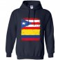 Colombian puerto rican flag vintage colombia rico Hoodie