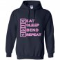 Contortionist eat sleep bend repeat exercise training Hoodie
