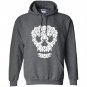 Dachshund sugar skull dia de los muertos Hoodie