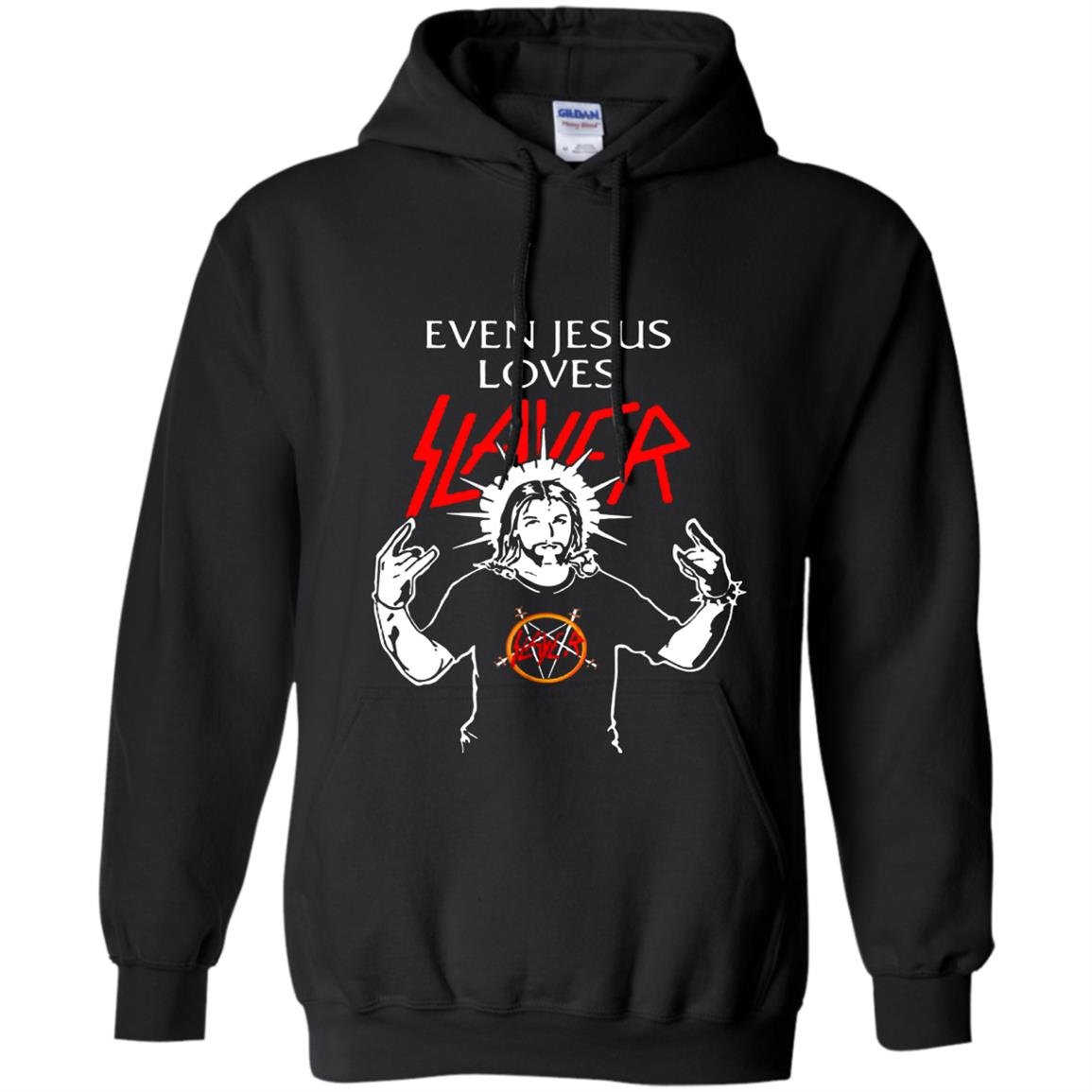 Even jesus loves slayer christian Hoodie