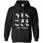 Fun cat yoga Hoodie
