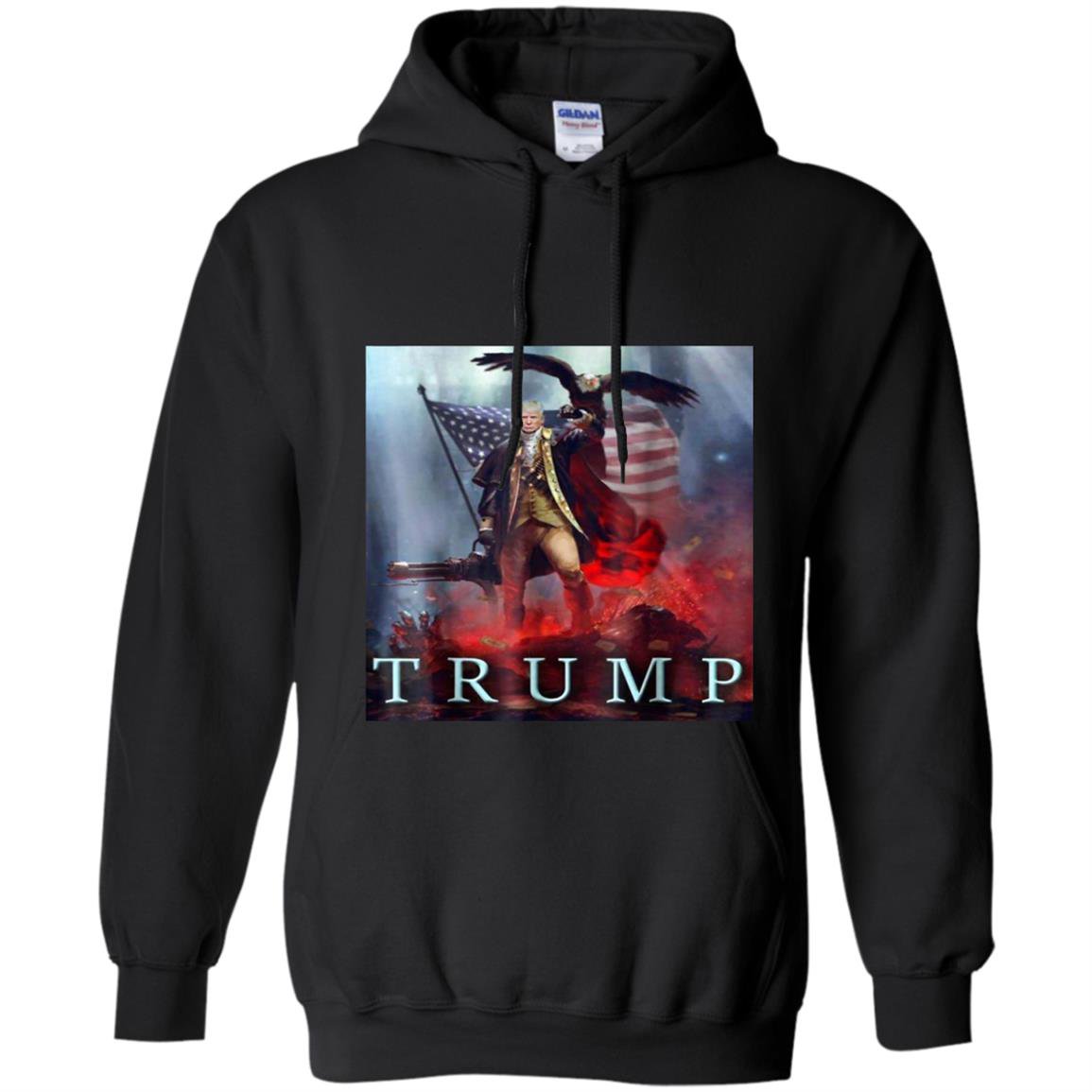 Funny president trump patriotic eagle party Hoodie