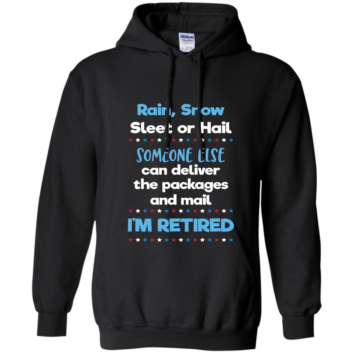 Funny retired postal worker mailman Hoodie