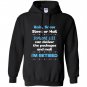 Funny retired postal worker mailman Hoodie