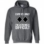 Funny ski snowboard hoodie sweat experts only Hoodie