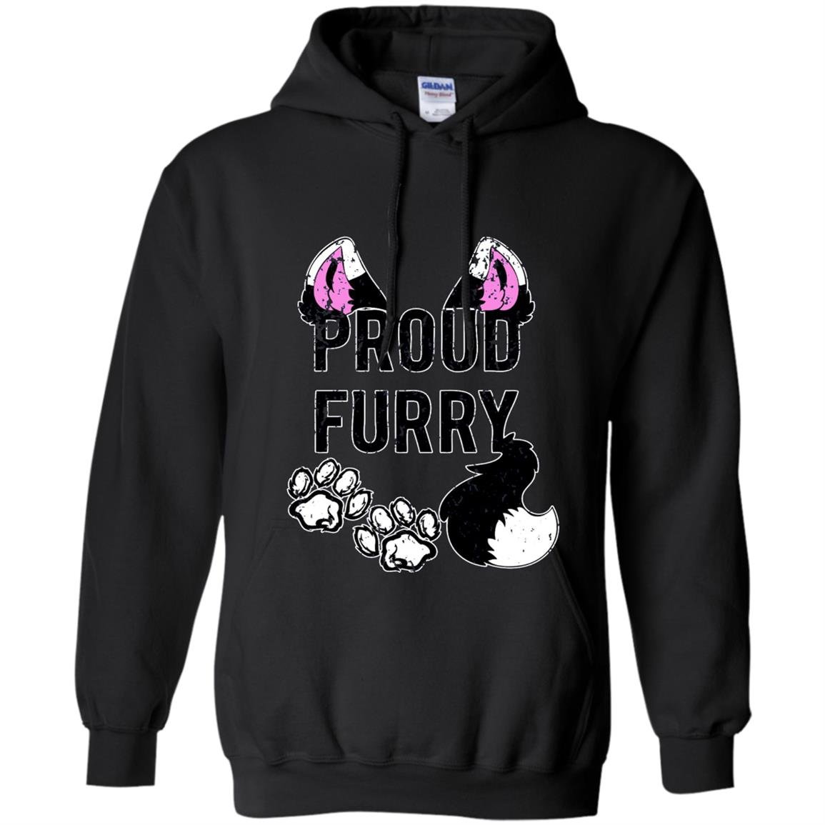 Furry sweat proud furry tail and ears sweater Hoodie