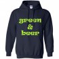 Green and beer patricks day Hoodie