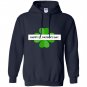 Happy st patricks day lucky leaf iris Hoodie