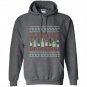 He sees you when youre drinking ugly christmas sweater Hoodie