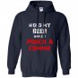 Hold my beer while i punch a commie beer drinking Hoodie