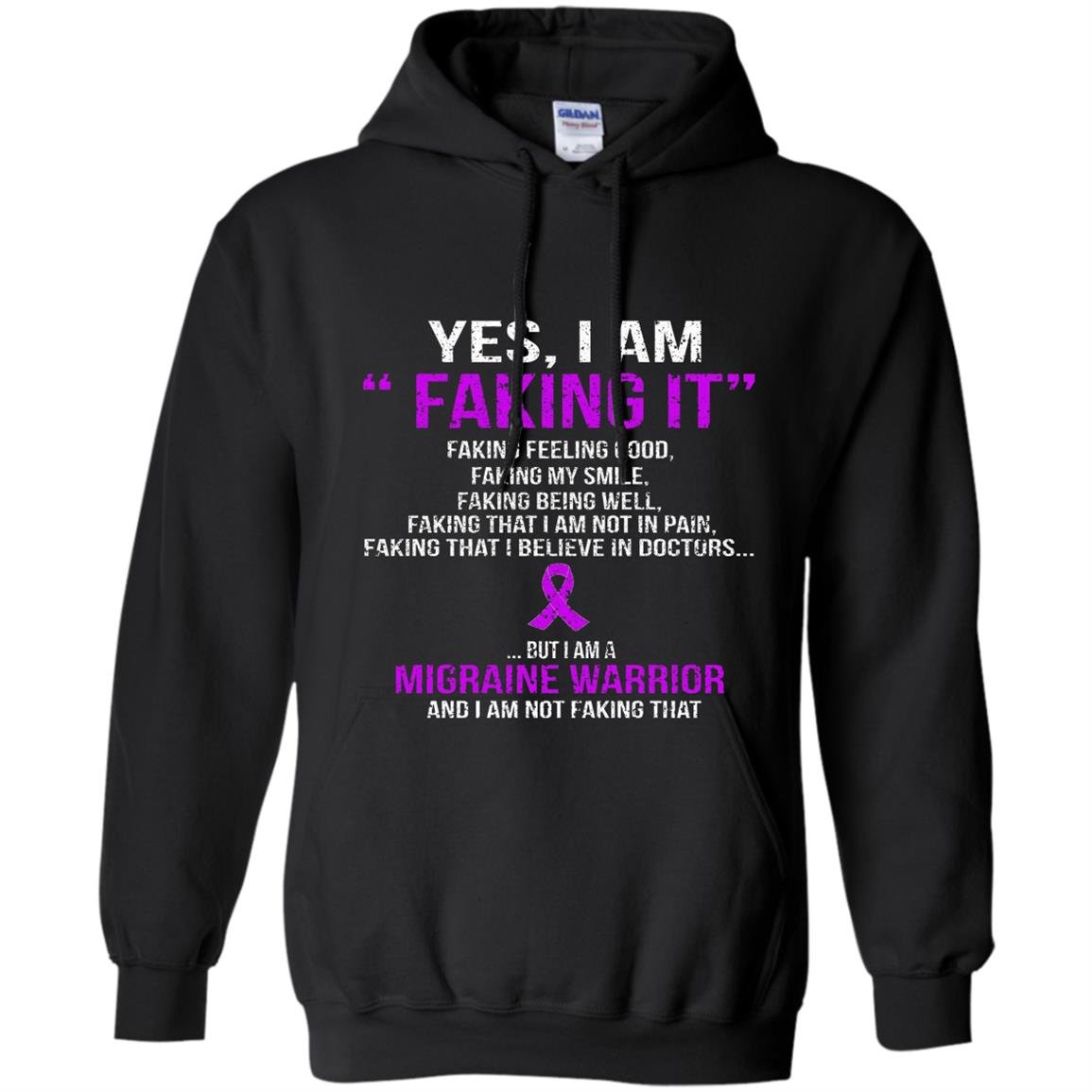 I am a migraine warrior Hoodie