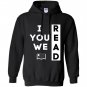 I read you read we read reading lover Hoodie