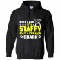 Its a staffy not a freakin shark staffy dog Hoodie