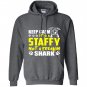 Its a staffy not a freakin shark staffy dog Hoodie