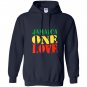 Jamaica one love rasta colors reggae Hoodie