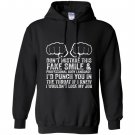 Job makes me want to throat punch coworkers funny Hoodie