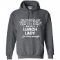 Lunch lady not superhero funny lunch lady Hoodie