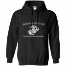 Marines dont die they go to hell and regroup usmc vet Hoodie