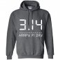 Math funny 3-14 happy pi day Hoodie