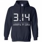 Math funny 3-14 happy pi day Hoodie