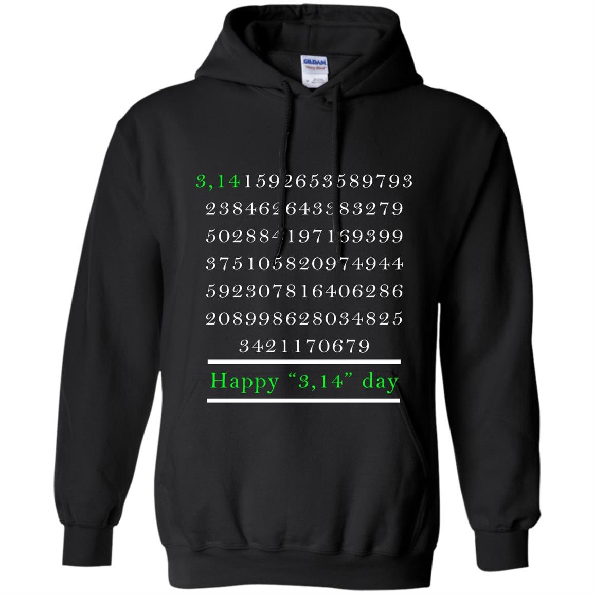 Math funny happy 3.14 day Hoodie