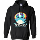 Narwhal unicorn of the sea funny kawaii whale cute Hoodie