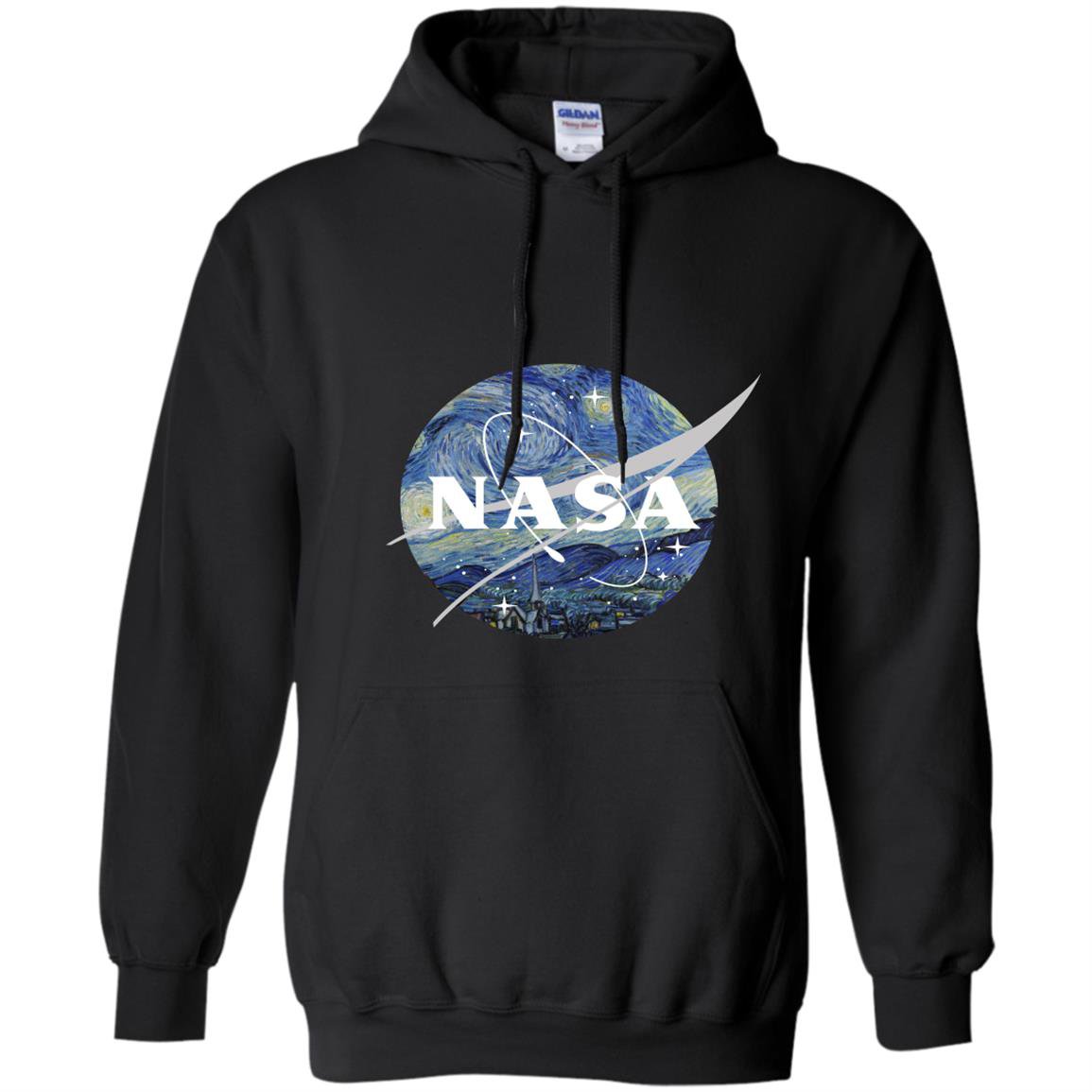 Nasa starry night classic chevron logo graphic Hoodie